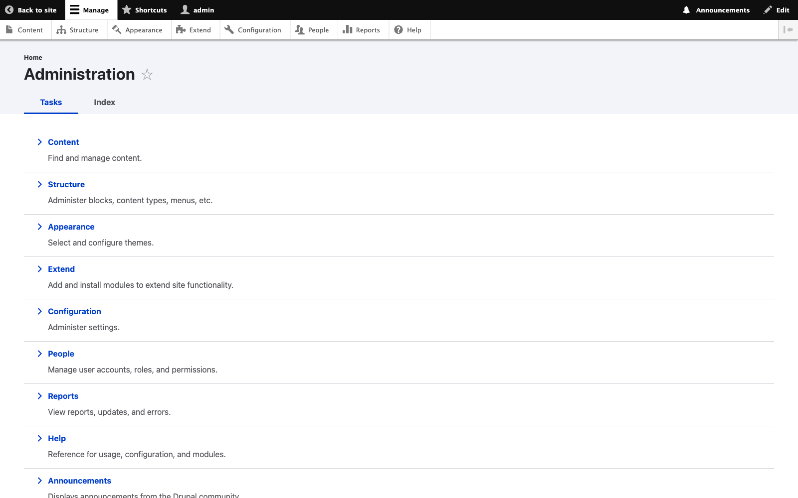 Drupal 11 Admin Dashboard